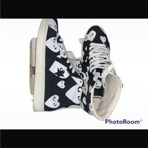 CDG commended gar’von x converse chuck high-end designer sneakers Gently used